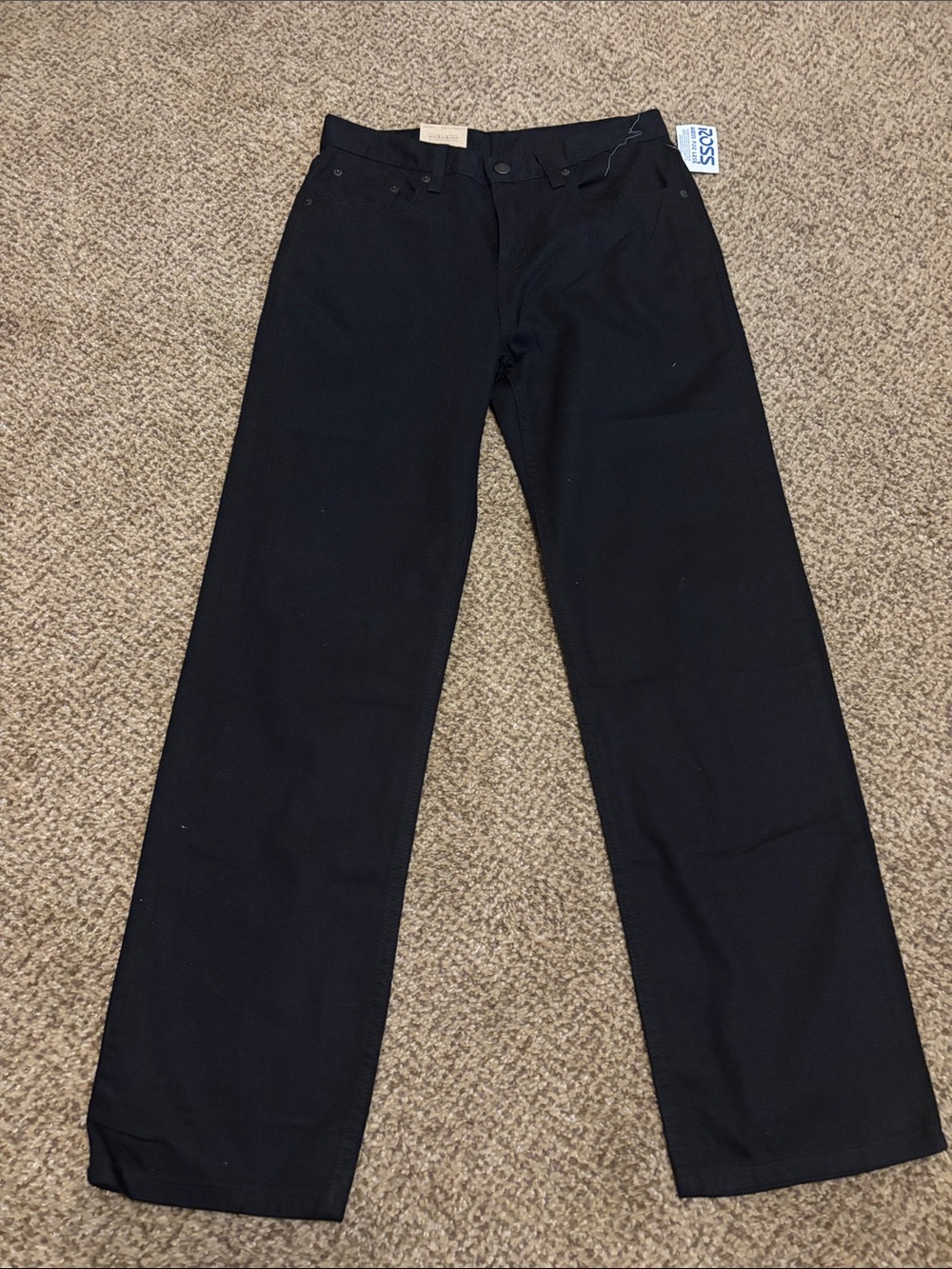 Levi’s Low Pro Black Straight-Leg Jeans 27 x 30